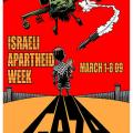 A controversial poster from anti-israeli apartheid week