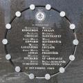 Memorial plate of the École Polytechnique Massacre, on the site of the school.