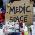 medic space at occupy wall street