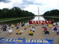 Falun Gong Silent Protest