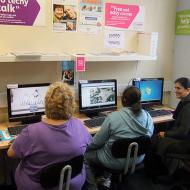 Women learn computer skills. Photo: Spark Creative Ltd/Flickr