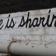 "Life is Sharing" mural