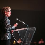 Ontario Premier Kathleen Wynne, 2013