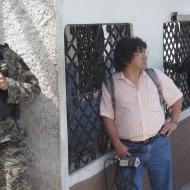 Felix Molina with Honduran Military Police