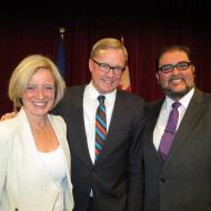 Rachel Notley, David Eggen & Rod Loyola