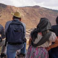 Taking in the Los Filos mine, Guerrero, Mexico. Photo: Cristian Leyva.