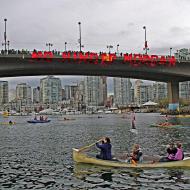 1000s strong Kinder Morgan Rally - Saturday 19th in Vancouver from False Creek -