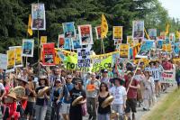 Hundreds of climate activists fight by land and sea to break free from fossil fu