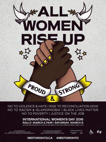 Watch: All women rise up! International Women's Day Toronto 2016