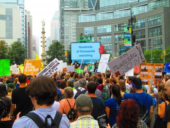 Climate change march