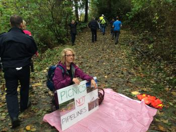 Kinder Morgan standoff: Standing with the Caretakers and residents of Burnaby Mountain 