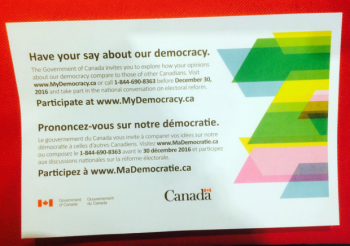 Survey on electoral reform asks misleading questions