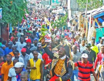 Independence Day, Jan 1, 2015, photo by Haiti Liberté
