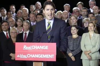 Justin Trudeau and Marayam Monsef