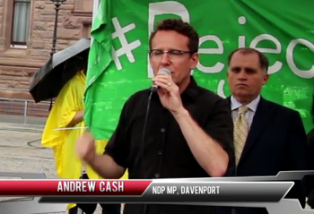 Watch: MP Andrew Cash states Bill C-51 is unacceptable