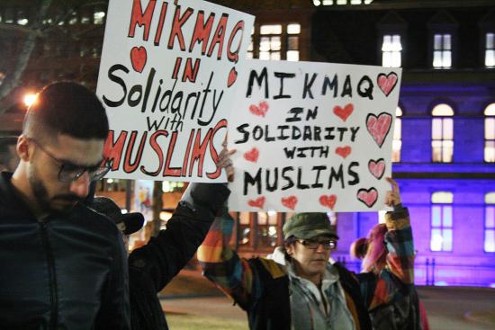 Mikmaq in Solidarity with Muslims